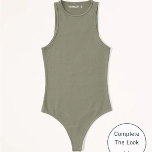 Abercrombie Essential Ribbed Tank Bodysuit